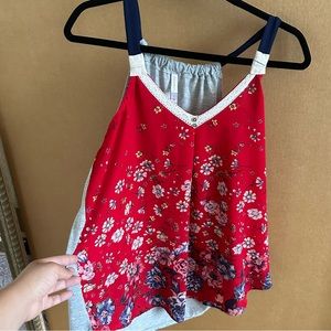 Xhilaration Floral Tank Top